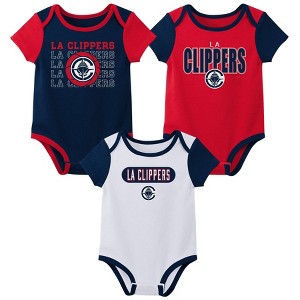 NBA Los Angeles Clippers Infant 3pk Bodysuit Set - 1 of 4