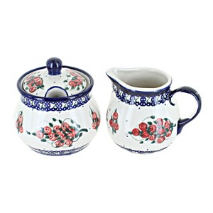 Blue Rose Polish Pottery 209-503 Millena Cream & Sugar Set - 1 of 1