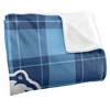 Drake University Campus Plaid Spirit Silky Touch Super Soft Throw Blanket 50x60 - 3 of 4