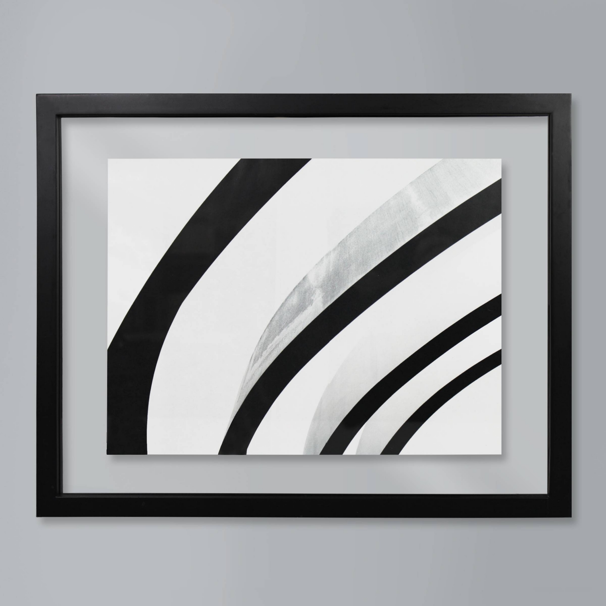 Thin Gallery Float Frame Black - Threshold