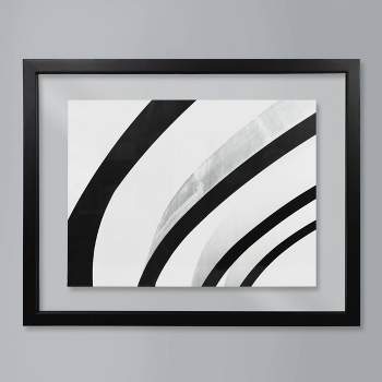 8" x 10" Thin Gallery Float Frame Black - Threshold™