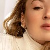 3 Pairs Small Huggie Hoop Earrings Set 14K Gold Hypoallergenic Lightweight Huggie Hoops Earrings for Women Girls - 3 of 4