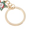 Unique Bargains Christmas Keychain Double Ring Zinc Alloy Colorful 3.15" 1 Pc - 3 of 4