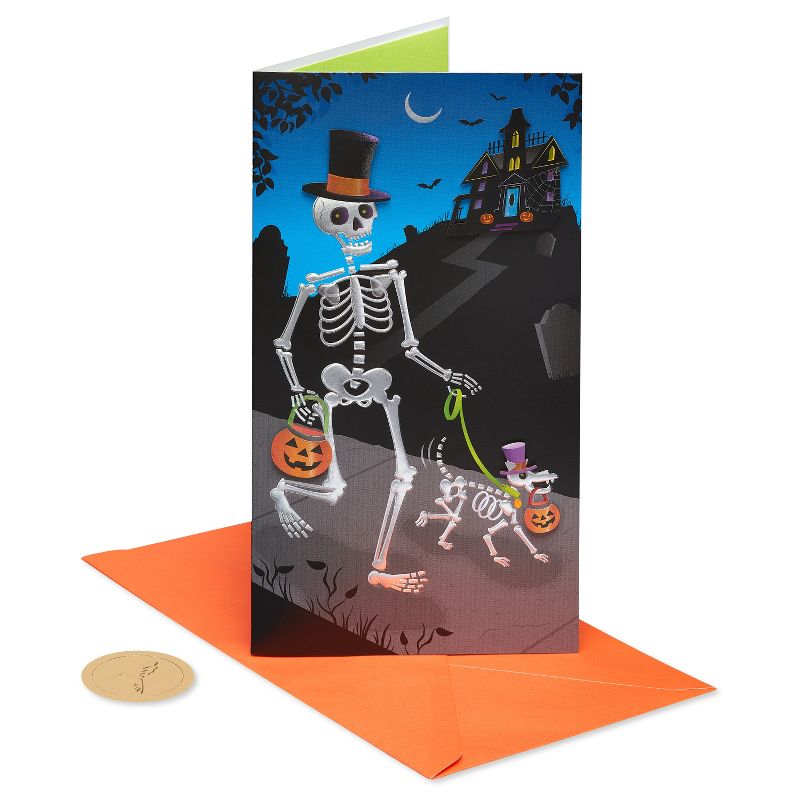 Halloween Cards Dog and Owner Skeleton - PAPYRUS, 4 of 6