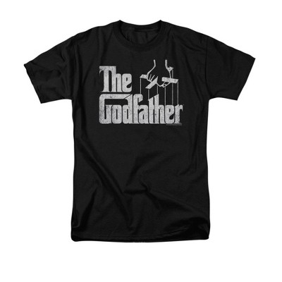 Adult The Godfather Logo Black T-Shirt