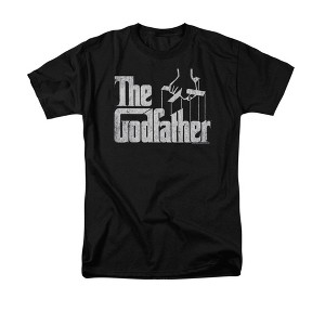 Adult The Godfather Logo Black T-Shirt - 1 of 2