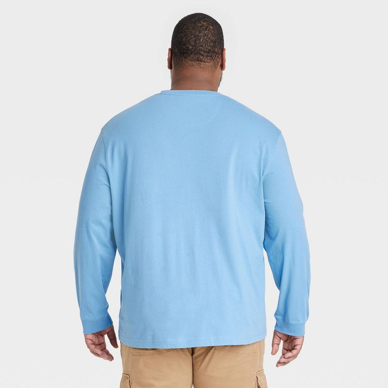 Men&#39;s Long Sleeve Henley Shirt - Goodfellow &#38; Co&#8482;, 3 of 5