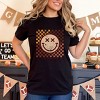 Simply Sage Market S.W.Smiley Fall Checkered Smiley Short Sleeve Tee - 3 of 4