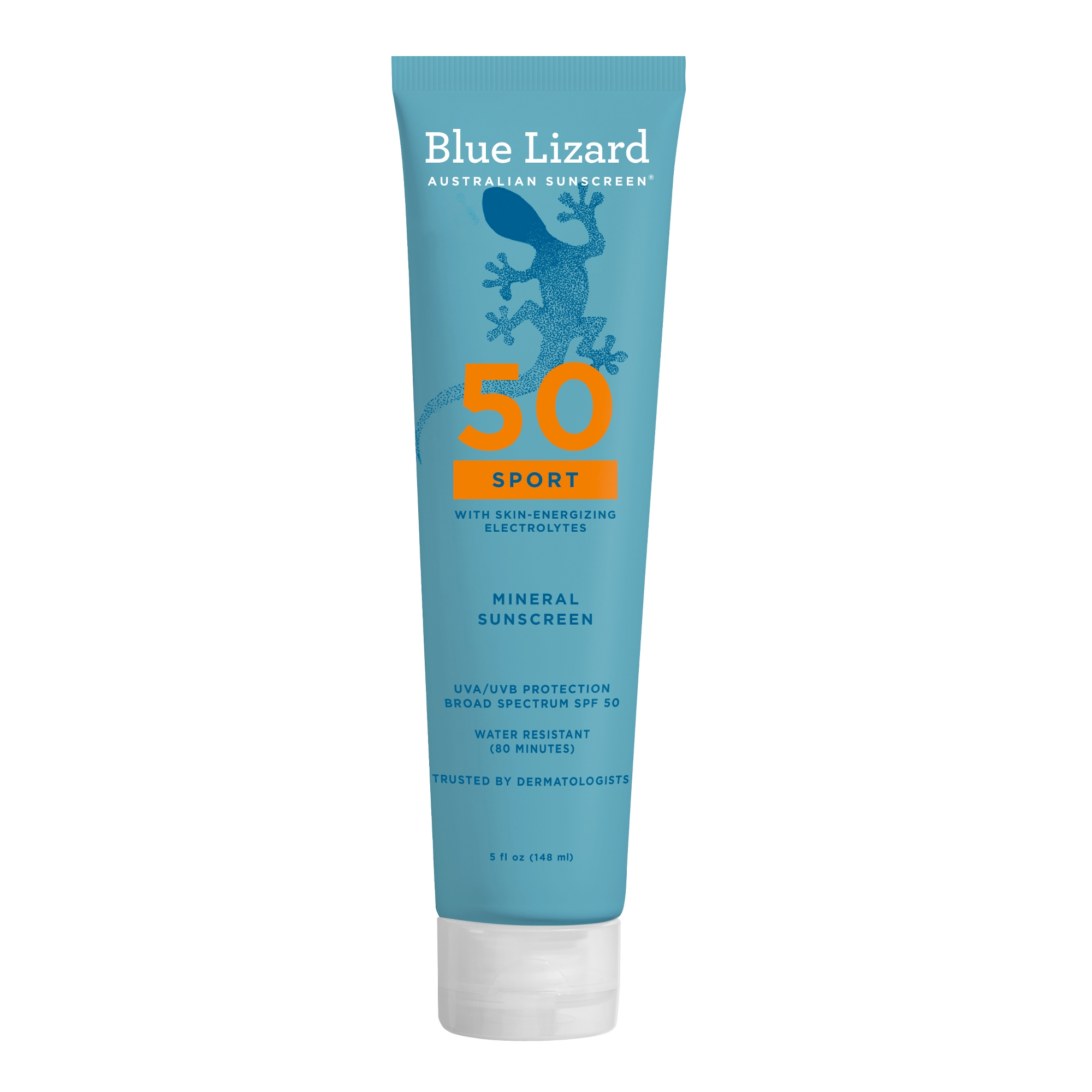 Blue Lizard Australian Sunscreen Sport Lotion - SPF50 - 5 fl oz: Whole Body, Vegan, Oxybenzone-Free, Unscented