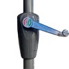 9FT Outdoor Patio Umbrella with UV 50+ Protection, Wind Vent, Push Button Tilt & Crank for Garden, Beach, and Backyard Shade-Coolbibila - 3 of 4