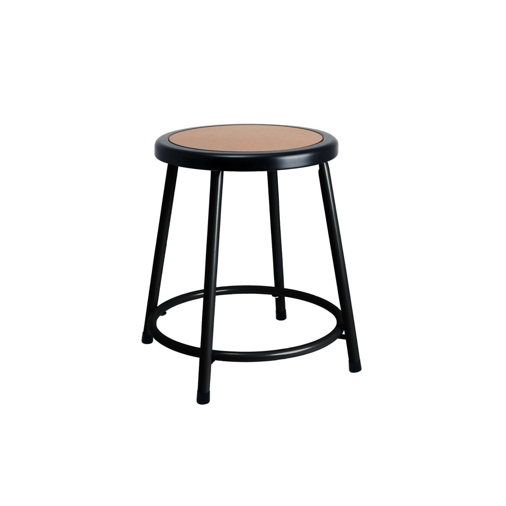 Photos - Chair Hampden Furnishings 18" Felix Collection Steel Stool Black