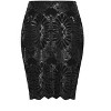 Women's Plus Size Marloes Road Skirt - black | CITY CHIC - 4 of 4