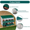 Chicken Nesting Box, Metal Nesting Boxes for Chickens, Galvanized Steel Chicken Laying Boxes, Roll Away Egg Collection with Lid Cover, Easy to Clean - 3 of 4