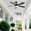Gulches V52 Inch Modern Ceiling Fan With 3 Color Dimmable 5 ABS Blades Remote Control Reversible DC Motor - 2 of 4