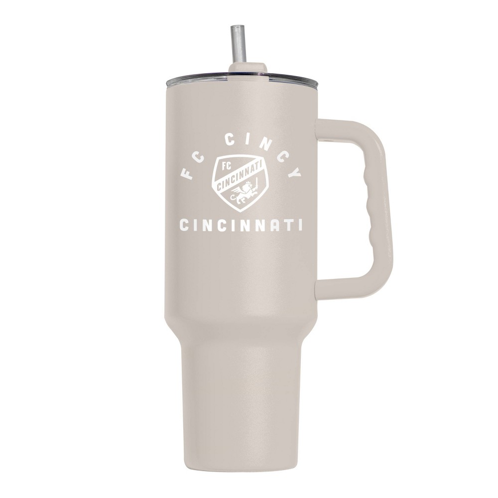 Photos - Glass MLS FC Cincinnati Sand 40oz Powder Coat Tumbler 