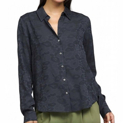 Women's Tonal Leopard Blouse - current air