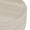 NicBex  Round Coffee Table,Modern Center Cocktail for Living Room,Bedroom,No Assembly Required,Beige/Black/White - 4 of 4