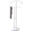Kings Brand Furniture - Meadut Metal Suit Wardrobe Valet Stand, White - 3 of 3