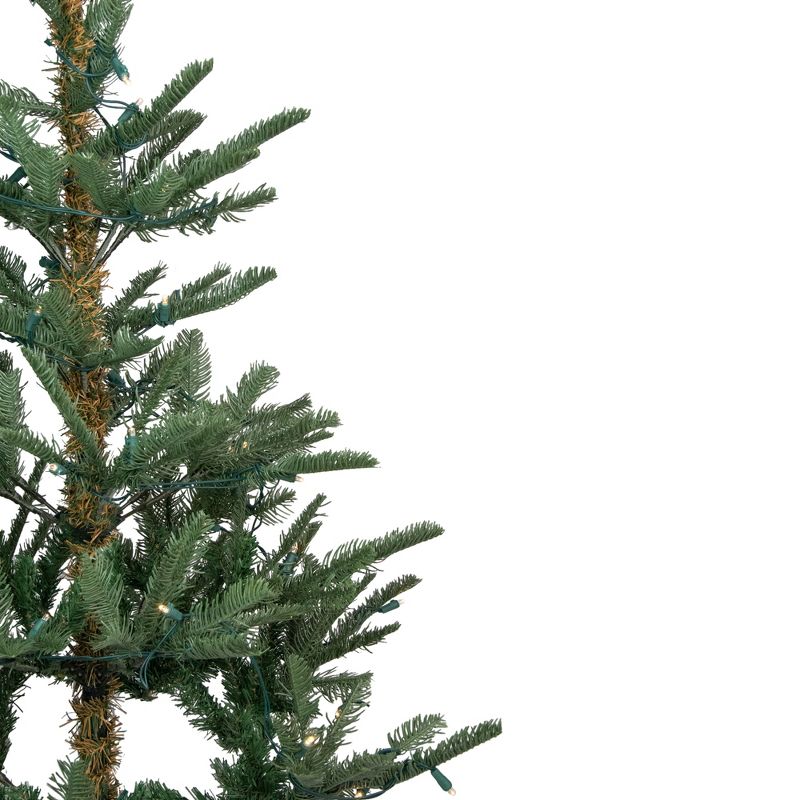 Northlight Real Touch™️ Pre-Lit Slim Nordmann Artificial Christmas Tree - 4.5' - Warm Clear LED Lights, 4 of 9