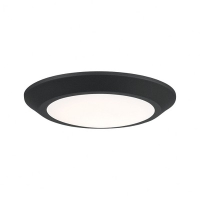 Quoizel Lighting Verge 1 - Light Flush Mount in  Earth Black