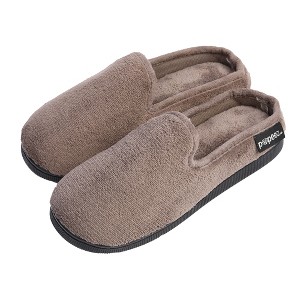 Roxoni Boy's Terry Slippers with Ultra Comfort Insole & Non-Skid Outsole – High-Density Memory Foam, Indoor/Outdoor Versatility - 1 of 4