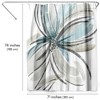 Americanflat 71" x 74" Shower Curtain, May Poem I by PI Creative Art - 2 of 4