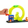 Hot Wheels Toy Car Track Set, Snake Gas Station Playset with 1:64 Scale Die-Cast Vehicle - 3 of 4