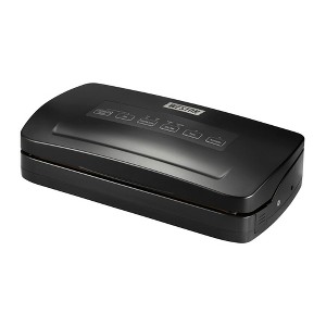 Weston Vacuum Sealer with Roll Store & Cutter 65-3001-W: Black Plastic Vacuum Food Sealer Machine, 1-Year Warranty - 1 of 4