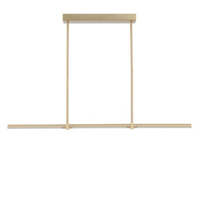 ET2 Lighting Dorian 3 - Light Island Pendant Light in  Gold