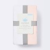 Fitted Jersey Play Yard Crib Sheet - Pink Floral - 2pk - Cloud Island™ - 4 of 4