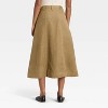 Women's Faux Suede Midi A-Line Skirt - Universal Thread™ - 2 of 3