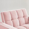 KTMBDW Sofa Bed Chair Convertible, Sleeper Sofa with Pull-Out Bed, 3-in-1 Futon Couch with Reclining Backrest and Side Pocket - 4 of 4
