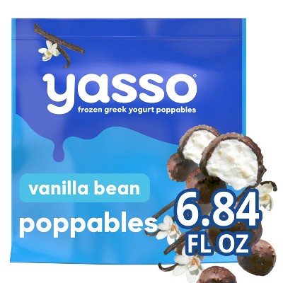 Yasso Frozen Greek Yogurt - Vanilla Bean Poppables - 6.84 fl oz