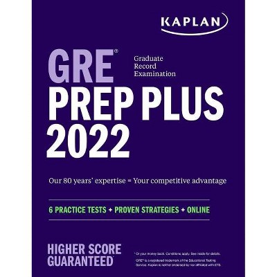 GRE Prep Plus 2022 - (Kaplan Test Prep) by  Kaplan Test Prep (Paperback)