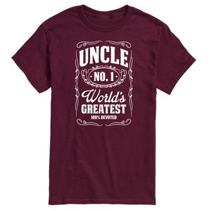 Men's - Instant Message - Uncle Worlds Greatest Short Sleeve Graphic T-Shirt - 1 of 4