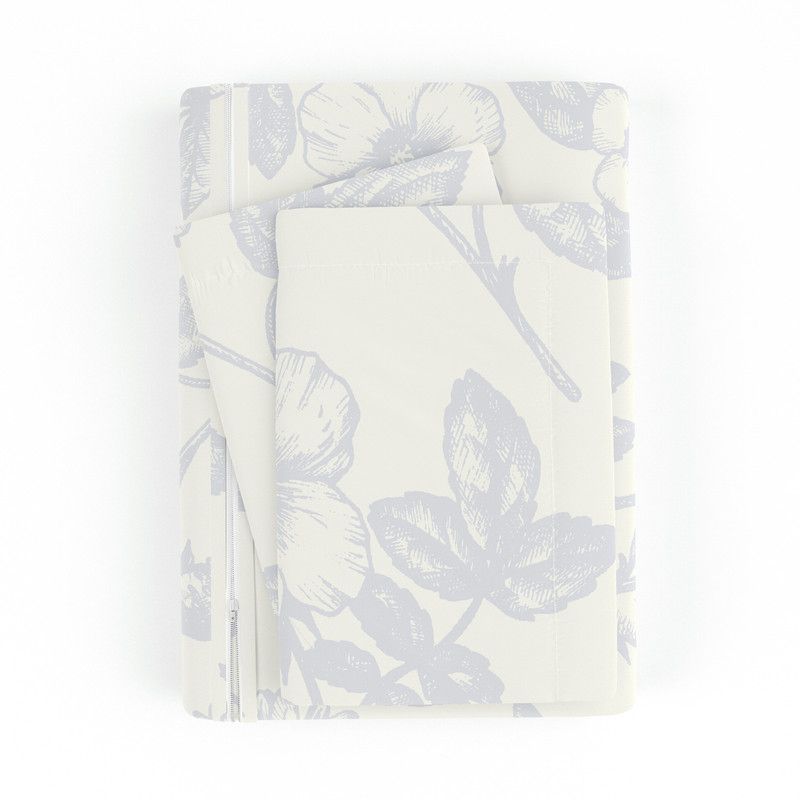 Soft Farmhouse Florals Premium 3PC Duvet Cover & Shams Set, Ultra Soft, Easy Care - Becky Cameron, 5 of 15