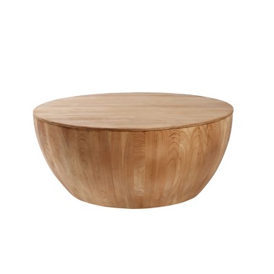 NicBex Bucket Shaped Coffee Table with Storage for Office,Living Room,Dining Room,Bedroom