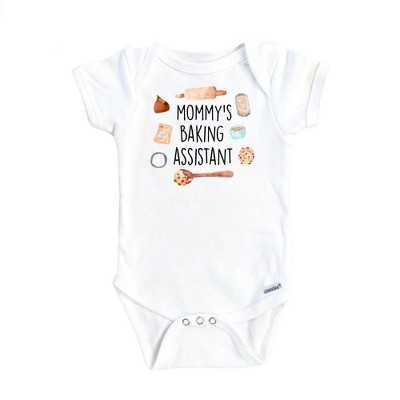 Baking Assistant Onesie® Baby Boy Girl Clothes Infant Bodysuit Funny Cute Newborn GS1