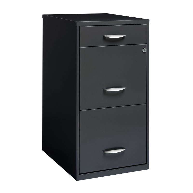 Space Solutions 18" Deep 3 Drawer Metal Organizer File Cabinet with Pencil Drawer, 1 of 13