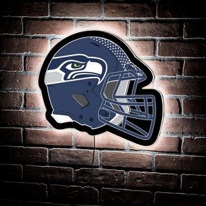 Evergreen Ultra-Thin Edgelight LED Wall Decor, Helmet, Seattle Seahawks- 19.5 x 15 Inches Made In USA - 1 of 4