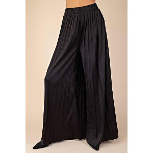 Women's Reese Pleats Pants W/ Elastic Waist - Nyland - 1 of 4