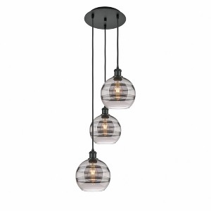 Rochester - 3 Light Cord Hung Multi Pendant In Industrial Style-30.38 Inches Tall and 14.5 Inches Wide - 1 of 1