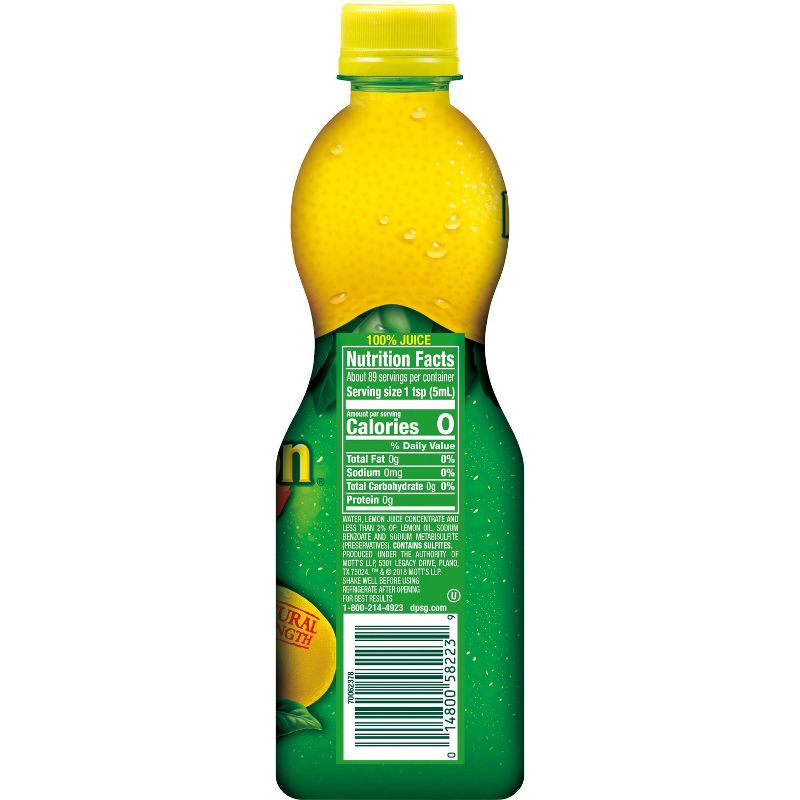 ReaLemon 100% Lemon Juice - 15 fl oz Bottle, 4 of 8