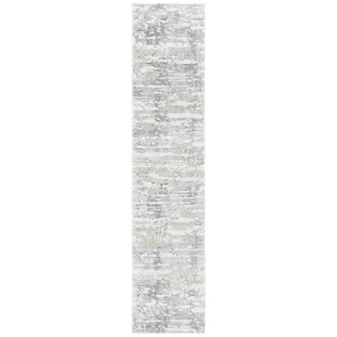 Kate Aurora Dorm Basics take It Off Gray Typography Soft Tufted Oversized Bath  Rug Runner - 2'x5' : Target