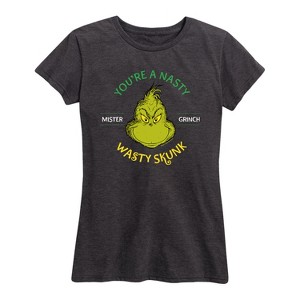Women's - Dr. Seuss - The Grinch Nasty Wasty Skunk Short Sleeve Graphic T-Shirt - 1 of 4