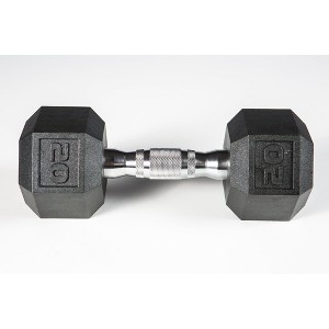 York Barbell Premium PVC Coated Dumbbell with Ergonomic Chrome Handle for Home and Gym Workouts - 1 of 1