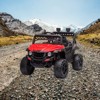 Ride on Car, 12V Kids Ride On Car Truck, Remote Control, Spring Suspension, Storage, Safety Belt,Kids 4 Wheeler Truck - 2 of 4
