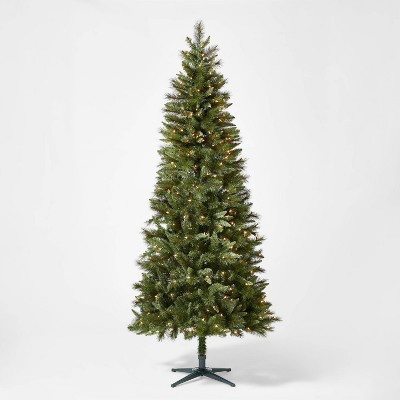 7.5ft Pre-lit Douglas Fir Artificial Christmas Tree Clear Lights - Wondershop™