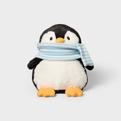 11 Penguin With Scarf Stuffed Animal Gigglescape Polyester Zoo Animal Theme Ages 1 Target