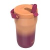 Zak Designs 14 fl oz Double Walled Stainless Steel Sutton Grip Insulated Tumbler - 4 of 4